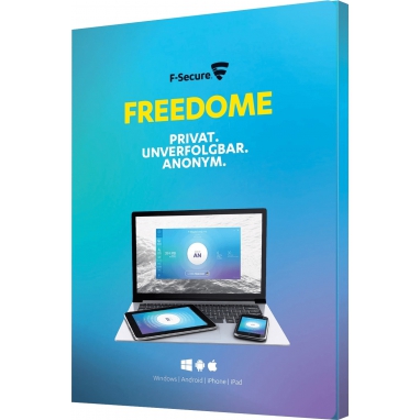 F-Secure Freedome VPN 2019 5 PC Geräte 1 JAHR