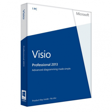 Microsoft Visio Professional 2013 MAK-Schlüssel 50 Aktivierungen